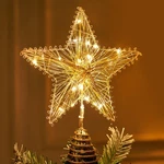 Joiedomi Christmas Tree Toppers 8" Gold Metal Star X 10 Inch,. Fixed Price $56.99.