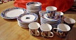 Oneida Snow Valley Holiday Dining 33 Pc Dinnerware Set. Fixed Price $49.90.