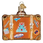 Old World Christmas Orlando Suitcase Glass Hanging Ornament. Fixed Price $40.01.