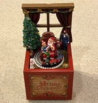 Natures Mark Music Box 8 Christmas Songs Led Lights Santas Workshop Moving Train. Fixed Price $27.99.