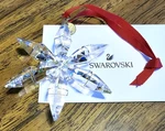 Swarovski Crystal 2024 Macys Exclusive Christmas Holiday Ab Star Ornament Nib. Fixed Price $74.99.