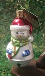 Old World Christmas - Jingle Bell Snowman Ornament 24186. Fixed Price $21.99.
