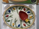 Nib Vintage 1998 Clay Art "holiday Lights" Chip 'n Dip Set (12.5 X 16.5) New. Fixed Price $77.00.