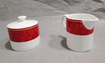 Creamer & Sugar Bowl With *holiday Abundance*sakura/hallmark. Fixed Price $5.00.