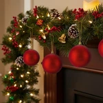 Northlight 12CT Red Hot Shatterproof Matte Christmas Ball Ornaments 4" (100MM). Fixed Price $31.49.