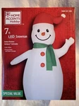 Airblown Snowman 7 Foot. Fixed Price $47.00.