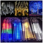 Led Meteor Shower Lights Waterproof Falling Rain Icicle Outdoor Christmas Decor. Fixed Price $12.94.