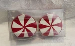 Peppermint Candy Salt Shakers, Red White, Signature Christmas. Fixed Price $14.00.