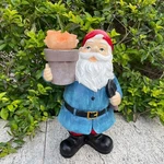 Christmas Garden Gnome Statue With Solar Led Lights Festive Outdoor Decor. Fixed Price $19.99.