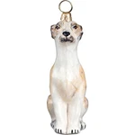 Whippet Polish Glass Christmas Ornament Dog Tree Decoration Made In Poland. Fixed Price $54.98.