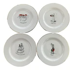 Merry Masterpieces 8" Plate Christmas Dessert Dayton Hudson First Addition 1999. Fixed Price $21.86.
