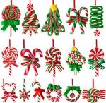 16PCS Christmas Lollipop Ornaments, Candy Tree Decorations Colorful Mi. Fixed Price $21.36.