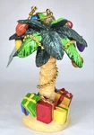 Kurt Adler Resin Christmas Palm Tree Ornament With Tag - Presents, Lights. Fixed Price $16.11.
