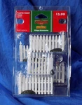 Lemax Country Cove Christmas Village Picket Fence 'wooden'. Fixed Price $19.98.