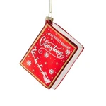 Raz Imports Christmas Book Ornament, 5-INCH, Glass Red. Fixed Price $26.23.