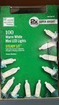 Home Accents 100 Light Led Smooth Mini Super Bright Constant Warm White. Fixed Price $19.99.
