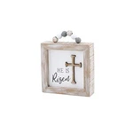 Collins Painting Framed Wooden Box Sign With Beaded Handle - Inspirational Wo.... Fixed Price $27.27.