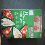 Home Accents Holiday 24 C9 Led String Lights Red/warm White Indoor/outdoor. Fixed Price $17.99.