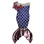 Holiday Time Double Sided Mermaid Tail 21 Inch Stocking With Bowknot. Fixed Price $8.95.