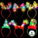 Hovacy Christmas 6 Pcs Led Light Up 11.4 9.3 0.1 Inches, Multicolor. Fixed Price $21.46.