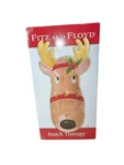 Fitz And Floyd 2005 Christmas Snack Therapy Reindeer Server Tray. Fixed Price $11.99.