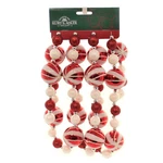 Kurt Adler 6-FOOT Glitter Candy Ball Garland. Fixed Price $31.80.