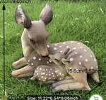 Deer Statue Doe Fawn Figurine Resin Garden Sculpture Home Accent Patio Decor. Fixed Price $52.00.