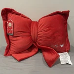 Nwt Dolly Parton Decorative Red Bow Pillow Plush Soft Cozy New 16.9" X 12". Fixed Price $11.99.