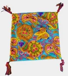 Davenport Homes Throw Pillow Case Beaded Tassels Vintage Blue Multi Paisley 18. Fixed Price $37.99.