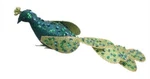 December Diamonds 79-81423 Green Glitter Peacock 10.5" Clip Christmas Ornament. Fixed Price $13.99.