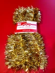 Christmas Holiday Time Tinsel Garland Gold 12FT Brand New Decoration. Fixed Price $8.99.