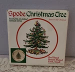 Spode Christmas Tree Red Band Round Fluted Dish 2ND Limited Annual Series 5. Fixed Price $14.99.