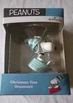 Hallmark Ornament 2017 Snoopy Sledding Dog Bowl Peanuts Blue Box. Fixed Price $11.16.