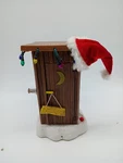 Works! Gemmy Christmas Santas Outhouse Lights And Sounds Farts Shakes Funny. Fixed Price $24.97.