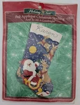 Holiday Time Bucilla 84340 "and All Goodnight" Felt Christmas Stocking Kit. Fixed Price $29.99.