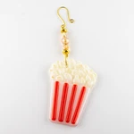 Handmade Fused Glass Popcorn Ornament Christmas Decor Movie Night. Fixed Price $21.95.