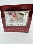 Babies First Christmas Photo Ornament Frame By Lighthouse Christian Products Nib. Fixed Price $10.99.