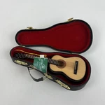 Kurt Adler J4544 6.5IN Wooden Pearlized Acoustic Guitar Ornament. Fixed Price $17.00.