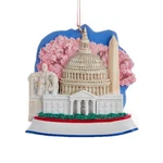 Kurt Adler Resin Ornament For Christmas Tree, Washington Dc Scene. Fixed Price $11.12.