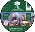 Holiday Time 500 Cool White Icicle Led Christmas Lights Wire 52.3 Ft New. Fixed Price $49.99.
