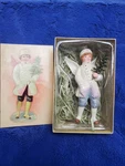 Porcelain Glitter Angel Holding Tree Christmas Ornament Box. Fixed Price $10.95.