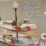The Pioneer Woman 2-TIER Holiday Cheer Ceramic Server New. Fixed Price $54.99.