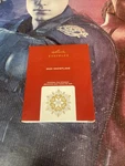 Hallmark 2020 Snowflake Porcelain Ornament Dated Keepsake Nib. Fixed Price $17.00.