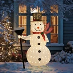 5FT Christmas Lighted Snowman With 200 Led Lights Pre-lit Pull Up Decor. Fixed Price $66.99.