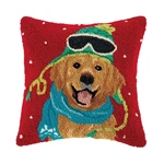 Peking Handicraft Holiday Lab With Hat Christmas Polyfill Hook Throw Pillow, .... Fixed Price $83.98.