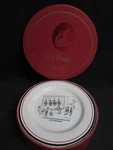 The New Yorker Dessert Plates Set Of 4 Christmas Holiday By Restoration Hardware. Fixed Price $24.99.