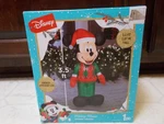 Disney Mickey Mouse Christmas Led Lights Up 3.5 Ft Airblown Inflatable Gemmy New. Fixed Price $23.95.