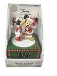 Gemmy Disney Minnie Kissing Mickey Talking, Musical Christmas Countdown Clock. Fixed Price $25.00.