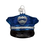 Old World Christmas Police Officers Cap Glass Ornament Free Box 32138 New. Fixed Price $14.98.