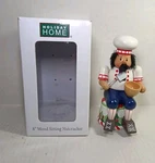 Rare Chef Christmas 8 Sitting Nutcracker By Holiday Home. Fixed Price $28.00.